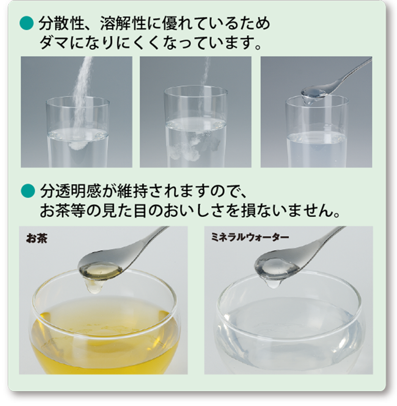 ネオハイトロミールⅢの溶解性