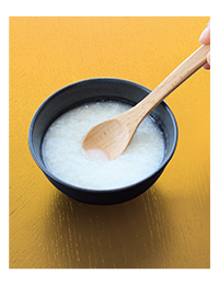 スベラカーゼLiteの唾液による離水がない画像