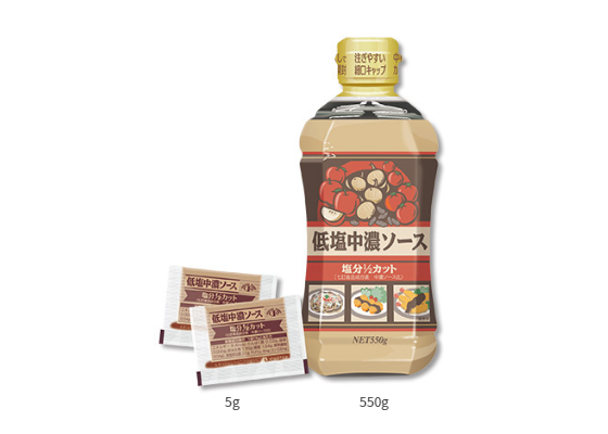 低塩中濃ソースの商品画像