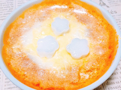 久保詩織さんミートポテト餅ゼリーグラタン