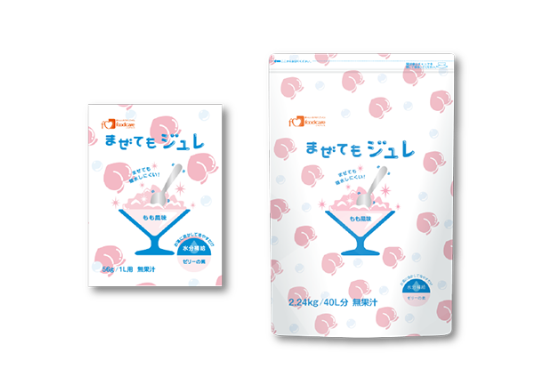 まぜてもジュレもも風味新発売