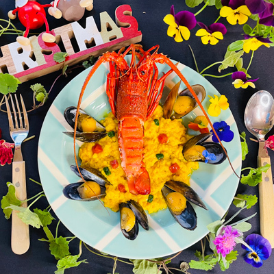 伊勢海老パエリア~happy Xmas~