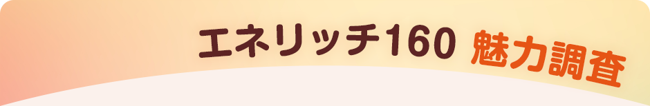 エネリッチ160 魅力調査