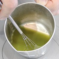 介護食のあん入り抹茶ゼリー作り方3