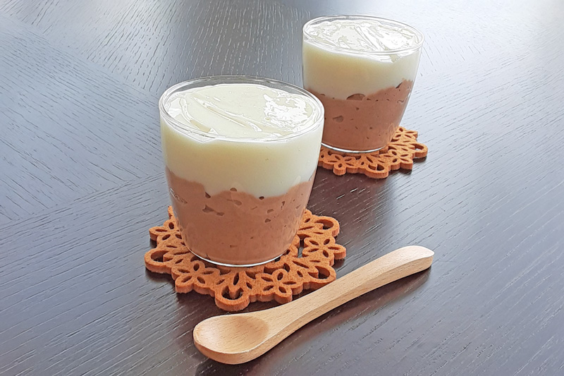 2月行事食|チョコバナナムース