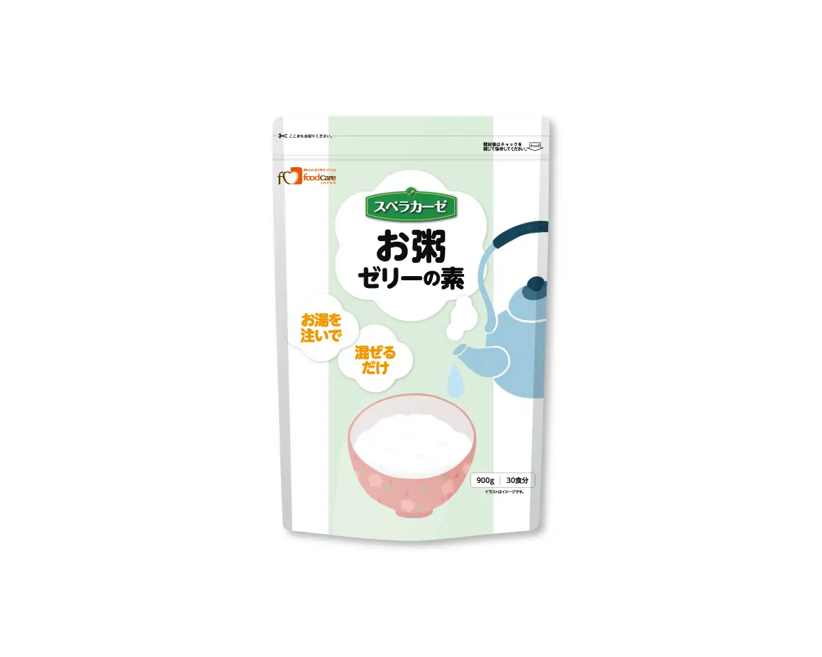 値下げしました！スベラカーゼ スベラカーゼお粥ゼリーの素 仕様変更のご案内 | 介護食品メーカー株式