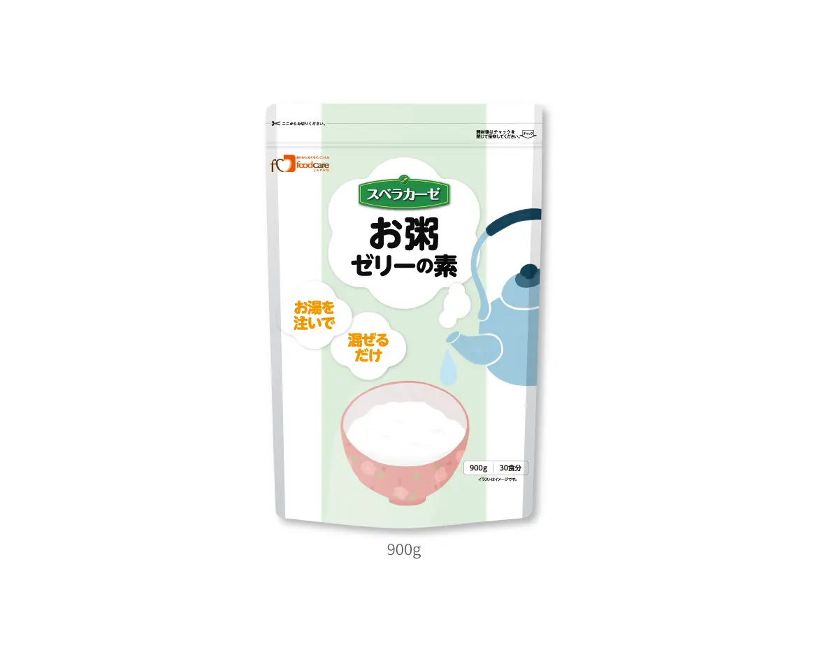スベラカーゼ お粥ゼリーの素 | 介護食品メーカー株式会社フードケア